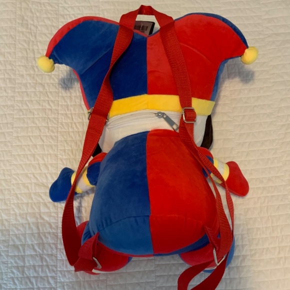 The Amazing Digital Circus Pomni Plush Backpack - Picture 2 of 14